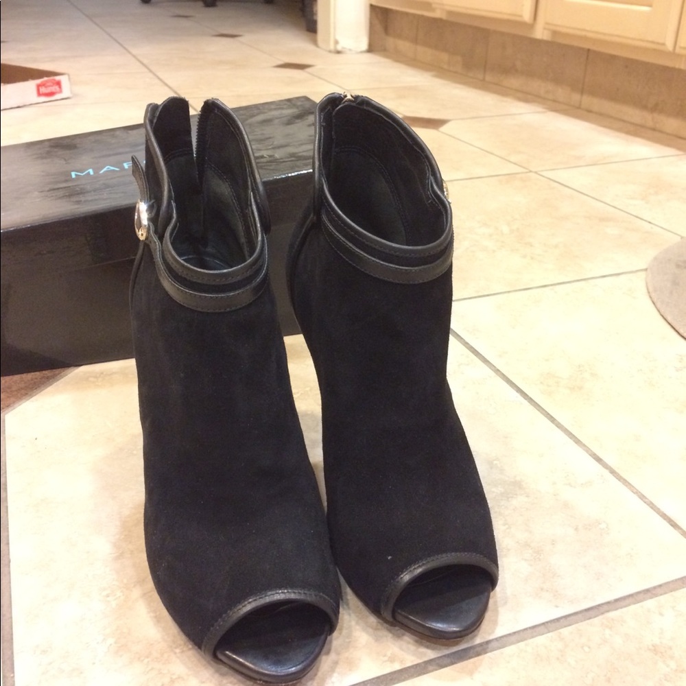 Marciano Bever Peep-Toe Bootie